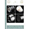 #ÇelikTermos Isı Korumalı Sızdırmaz Vakumlu Paslanmaz Çelik Termos Set Çanta Hediyeli 550 Ml