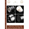 #ÇelikTermos Paslanmaz Vakumlu Isı Koruma Kamp Outdoor Sızdırmaz Termos Set Çanta Hediyeli 550 Ml