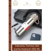 #ÇelikTermos Paslanmaz Vakumlu Isı Koruma Kamp Outdoor Sızdırmaz Termos Set Çanta Hediyeli 550 Ml