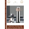#ÇelikTermos Paslanmaz Vakumlu Isı Koruma Kamp Outdoor Sızdırmaz Termos Set Çanta Hediyeli 550 Ml