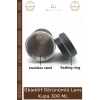 #TermosBardak Objektif Tasarımlı Paslanmaz Çelik 300 ml Siyah Kaliteli Kahve Çay Termos Mug Bardak