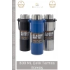 #Termos Paslanmaz Isı Muhafazalı Vakumlu Sızdırmaz Outdoor Kamp 800 ML Çelik Termos Gümüş