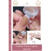 #TırnakDamgası Profesyonel Salon Ev Tipi Yumuşak Pürüzsüz Silikon Tırnak Süs French Stamper Damgası