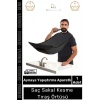 #TıraşÖrtüsü Vantuzlu Pratik Sakal Kesme Aparatı Ayna Fayans Sabitlenen Berber Siyah Tıraş Örtüsü