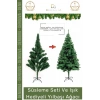 #NoelPaketi Yılbaşı Çam Ağacı Dekoratif Ev Ofis Süsleme Hediye Sık Dallı Noel Paketi 60 Cm 60 Dal
