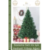 #NoelPaketi Kaliteli Sık Yapraklı Yeşil Yılbaşı Çam Ağacı Dekoratif Yeni Yıl Noel Paketi 90 Cm 80 Dal