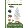 #NoelPaketi Lüks Dekoratif Kaliteli Plastik Ayaklı Sık Yapraklı Yeşil Canlı Yeni Yıl Noel Paketi 90 Cm 76 Dal