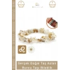 #Bileklik Doğal Taş Ayarlanabilir Su Geçirmez Hediye Tasarım Aslan Burçları Burç Unisex Bileklik