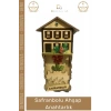 #Anahtarlık Premium Ahşap Safranbolu Tasarımlı Üçlü Turistik Şık El Yapımı Anahtarlık Askısı