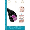 #MasajAleti 540 Titanyum İğneli Derma Roller Cilt Bakım Akne Leke Karşıtı Yenileme Masaj Aleti 1 mm