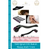 #MasajAleti 540 Titanyum İğneli Derma Roller Cilt Bakım Akne Leke Karşıtı Yenileme Masaj Aleti 1 mm