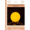 #LedIşık Dekoratif 3D Moonlight Standlı Pilli PLA Güvenli Çocuk Odası Modern Led Ay Gece Masa