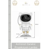 #Projeksiyon Uzay Kumandalı Yıldız Gökyüzü Gece Lambası Modern Astronot Galaksi Projeksiyon Lamba