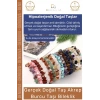 #Bileklik Doğal Taş Şifalı Ayarlanabilir Esnek Su Geçirmez Akrep Burçları Burç Unisex Bileklik