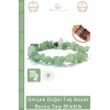 #Bileklik Doğal Taşlı Ayarlanabilir Su Geçirmez Elastik Hediye Başak Burçları Burç Unisex Bileklik