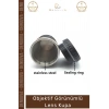 #LensBardak Paslanmaz Çelik Lens Tasarım Isı Yalıtımlı Siyah 300ml Objektif Çay Termos Mug Bardak