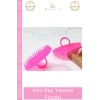 #SaçFırçası Saç Masaj Şampuan Uygulama Aracı Ergonomik Derinlemesine Temizlik Mini Saç Yıkama Fırçası