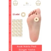 #AyakPedi 15 Adet Ekonomik Paket Hassas Bölge Koruyucu Yumuşak Konforlu Ayak Nokta Pedi Süngeri