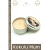 #Mum Dekoratif Hediyelik Şık Modern Tasarım Metal Kutu Kokulu Mum Oda Kokusu 120G Teneke Kutu