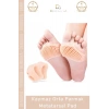 #ParmakPadi Ergonomik Hava Kanallı Kaymaz Topuklu Ayakkabı Ten Rengi Jel Orta Parmak Metatarsal Pad