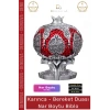 #Biblo Dekoratif Sarı Polyester Orta Boy Hediyelik Modern Ev Ofis Aksesuarı Şık Bereket Nar Boytu Biblo