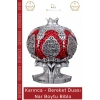 #Biblo Dekoratif Sarı Polyester Orta Boy Hediyelik Modern Ev Ofis Aksesuarı Şık Bereket Nar Boytu Biblo