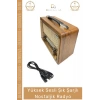 #Radyo Bluetooth USB SD AUX FM 5 Band Retro Büyük Boy Şarjlı Radyo Nostaljik Müzik Kutusu