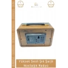 #Radyo Bluetooth USB SD AUX FM 5 Band Retro Büyük Boy Şarjlı Radyo Nostaljik Müzik Kutusu