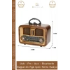 #Radyo Bluetooth FM USB Kart Girişli Taşınabilir Everton Ses Sistemi Aux Şarjlı Nostaljik Radyo