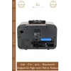 #Radyo Bluetooth FM USB Kart Girişli Taşınabilir Everton Ses Sistemi Aux Şarjlı Nostaljik Radyo