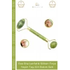 #YeşimTaşı Doğal Roller Gua Sha Yüz Masaj Aleti Sıkılaştırıcı Parlatıcı Yeşim Taşı Cilt Bakım Seti
