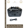 #Radyo Everton RT554 Bluetooth Nostalji FM USB Kart Girişli Taşınabilir Mp3 Player Müzik Kutusu