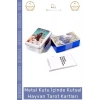 #Tarot Beyaz Numen Tarot Teneke Metal Kutu Kutsal Hayvan PDF Kılavuzu Divination Kader 78 Adet