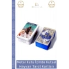 #Tarot Beyaz Numen Tarot Teneke Metal Kutu Kutsal Hayvan PDF Kılavuzu Divination Kader 78 Adet