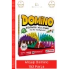 #Oyuncak Renkli Eğitici Zeka Geliştirici Çocuk Aktivite Seti Tasarım Ahşap Domino 152 Parça Oyun