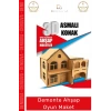 #Oyuncak Eğitici Eğlenceli Lazer Kesim 3mm MDF Boyanabilir 3D Puzzle Demonte Ahşap Oyun Maket