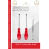 #TornavidaSeti Profesyonel Dayanıklı Mıknatıslı Uçlu Ergonomik 3lü Tornavida Seti
