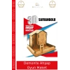 #Oyuncak Eğitici Eğlenceli Lazer Kesim 3mm MDF Boyanabilir 3D Puzzle Demonte Ahşap Oyun Maket