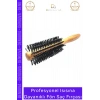 #SaçFırçası Isıya Dayanıklı Yanmaz Profesyonel Ahşap Saplı Hacim Veren Kuaför Tipi Fön Saç Fırçası