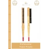 #TopuzFırçası Liva Professional Comb Ergonomik Ahşap Gövde Isıya Dayanıklı Profesyonel Topuz Fırçası