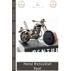 #Saat Dekoratif Vintage Hediyelik Nostaljik Ofis Masası Motorcu Şık Metal Masa Motosiklet Saat