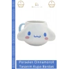 #Bardak Porselen Cinnamoroll Desenli Mat Şık Dayanıklı Kaliteli Tasarım Kupa Bardak 9*13 Cm