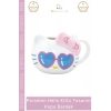 #Bardak Porselen Şık Tasarım Dekoratif 225 ml Hediye Kaliteli Dayanıklı Hello Kitty Kupa Bardak
