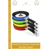 #Saat Dekoratif Tasarım Modern Teflon Görünümlü Şık Hediye Duvar Yumurta Tavası Mutfak Saati