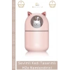 #Nemlendirici Sevimli Kedi USB Sessiz Işıklı Kompakt Masaüstü Ultrasonik Tasarımlı H2o Hava Nemlendirici