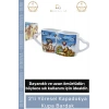 #KupaBardak Kapadokya Desenli Hediyelik Porselen Mat Tasarım 225 ml Dekoratif Kupa Bardak 6,5*10 Cm