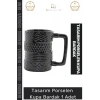 #KupaBardak Mat Yüzeyli Dekoratif Şık Kaliteli Modern 225 ml Hacimli Porselen Kupa Bardak 11*12 Cm