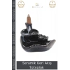 #Tütsülük İthal Seramik Geri Akışlı Dekoratif Şık Hediyelik Aromatik Oda Kokusu Biblo 10*12 Cm