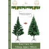 #YılbaşıAğacı Kaliteli Dekoratif Lüks Yılbaşı Çam Ağacı Sık Yapraklı Yeşil Noel Paket 150 Cm 240 Dal