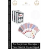 #İskambil Su Geçirmez Dayanıklı Profesyonel Texas Holdem Blackjack Poker Yarı Plastik Oyun Kağıdı